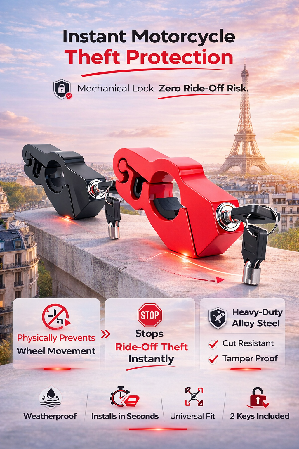 Brake Lever Bike Lock